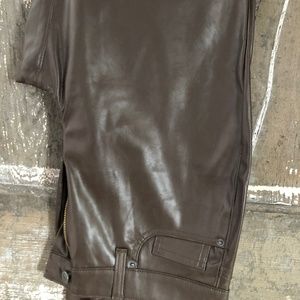 Women’s pleather pants new with tags size 10